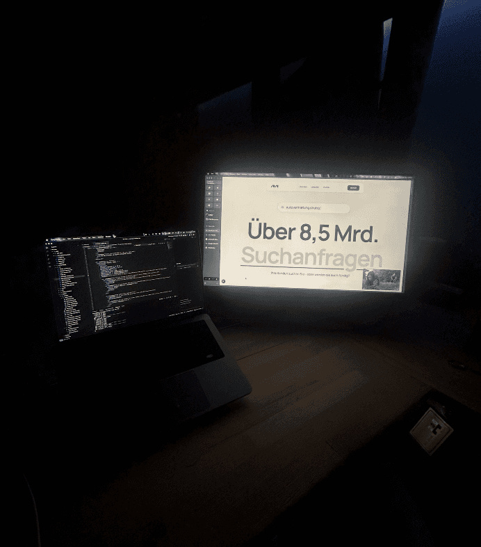 Matti Schulz - beim Programmieren